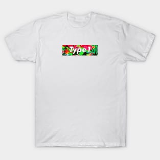 Type1 Floral Box Logo T-Shirt